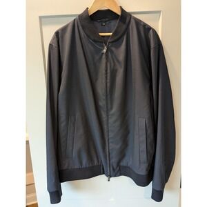 NWOT Hugo‎ Boss Bomber Jacket Italian Fabric Slim Fit Unconstructed US 46R